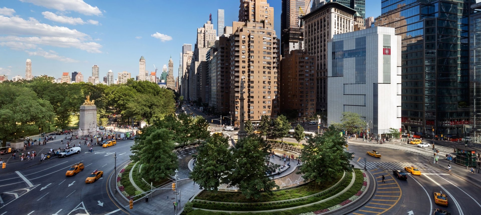 new york city outside The Shops at Columbus Circle