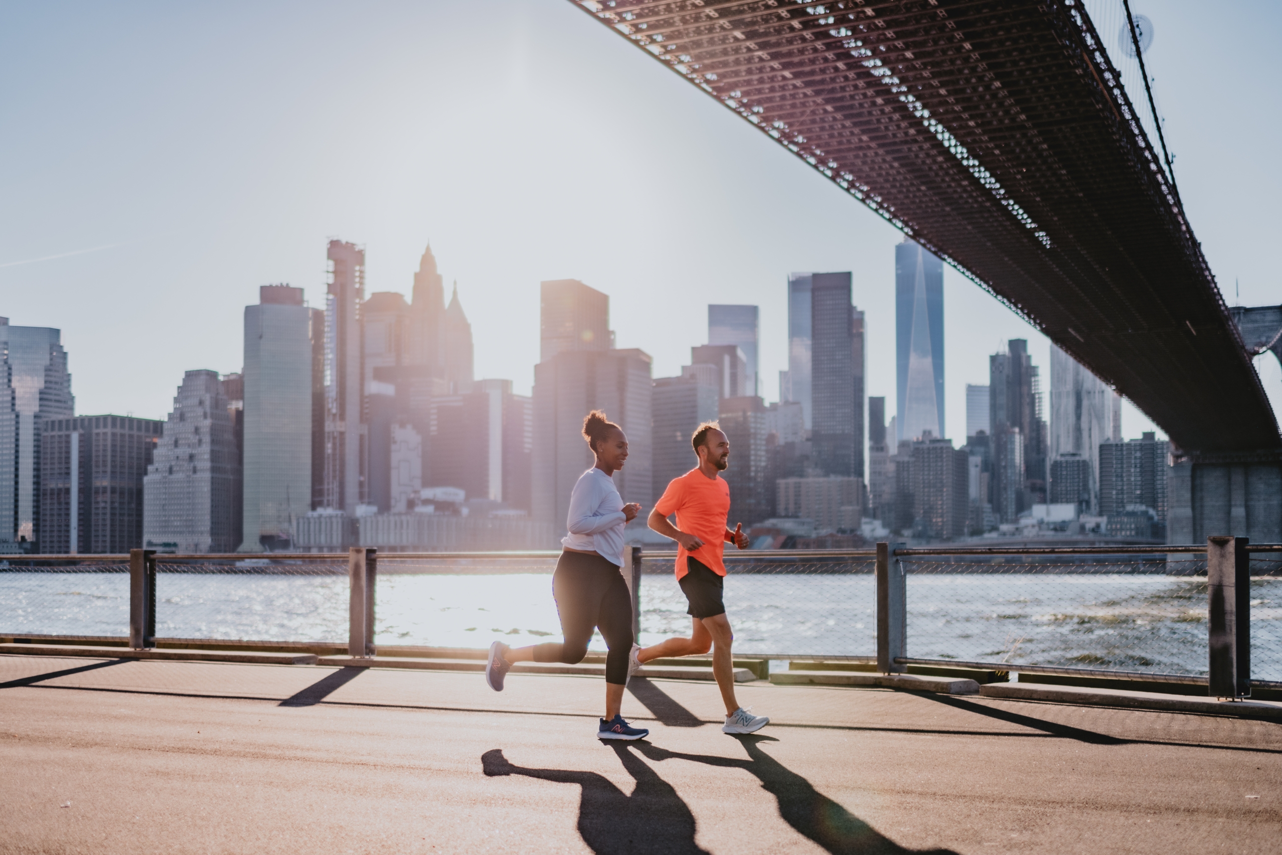 two runners of the NYC Marathon