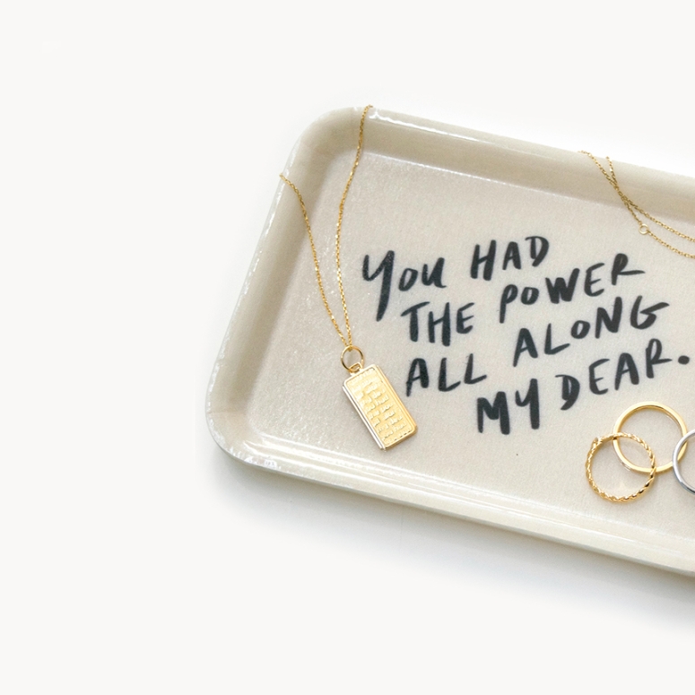 “You Had the Power” Jewelry Tray with a purchase over $300 at Monica Rich Kosann
