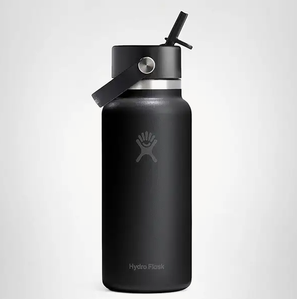 Hydro Flask water bottle in black