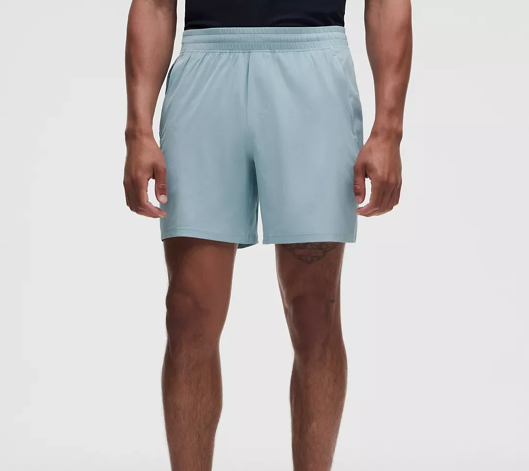 Light blue athletic shorts